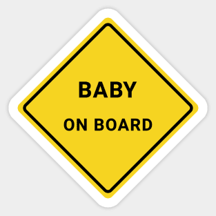 Baby on Board Sticker